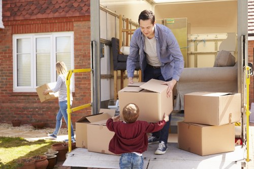 Removal van prepared for a home move in Walthamstow Village