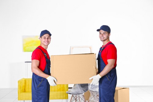 Local movers handling office furniture and equipment near Walthamstow Village