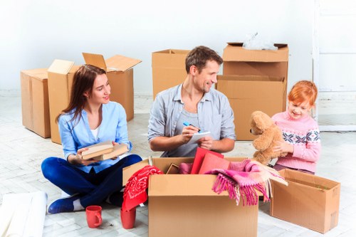 House removal support for a flat or terrace in Walthamstow Village