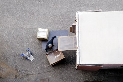 Organised packing materials ready for a property move in Walthamstow Village