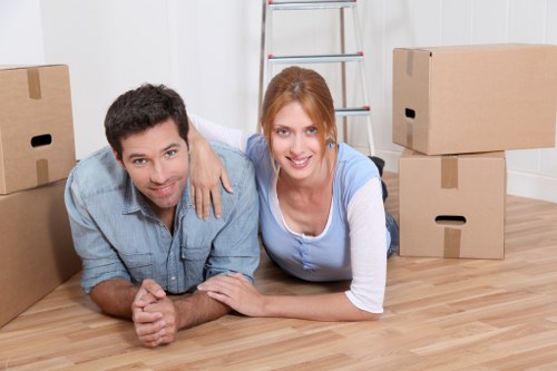 Packing and transporting household items for a village relocation