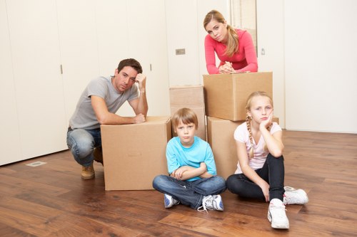 Checklist and prepared boxes for a smooth local house move